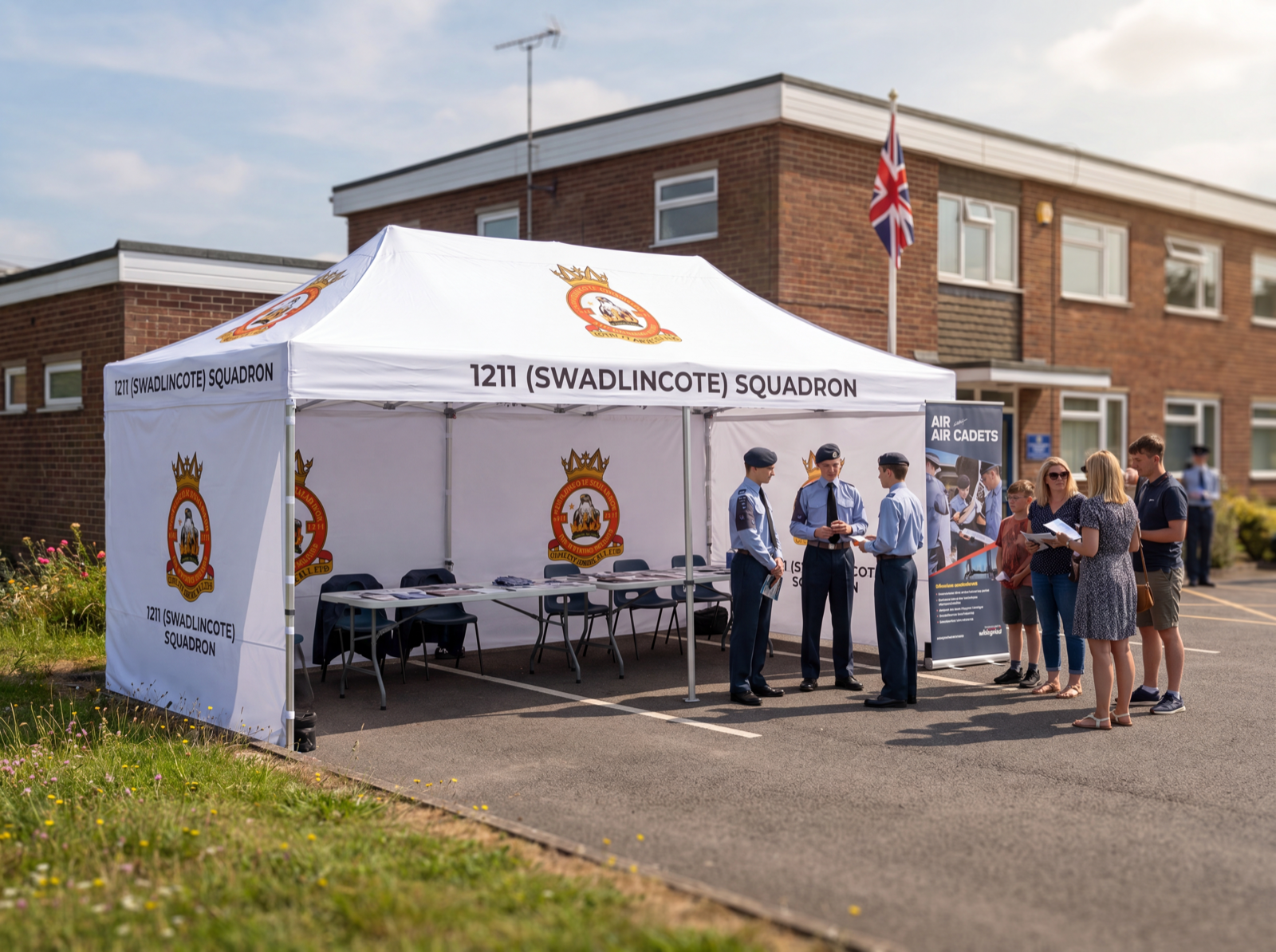 1211 (Swadlincote) Squadron — armed forces branding example