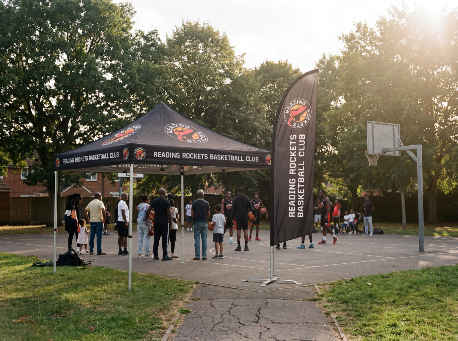 Reading Rockets Basketball Club — sports club branding example