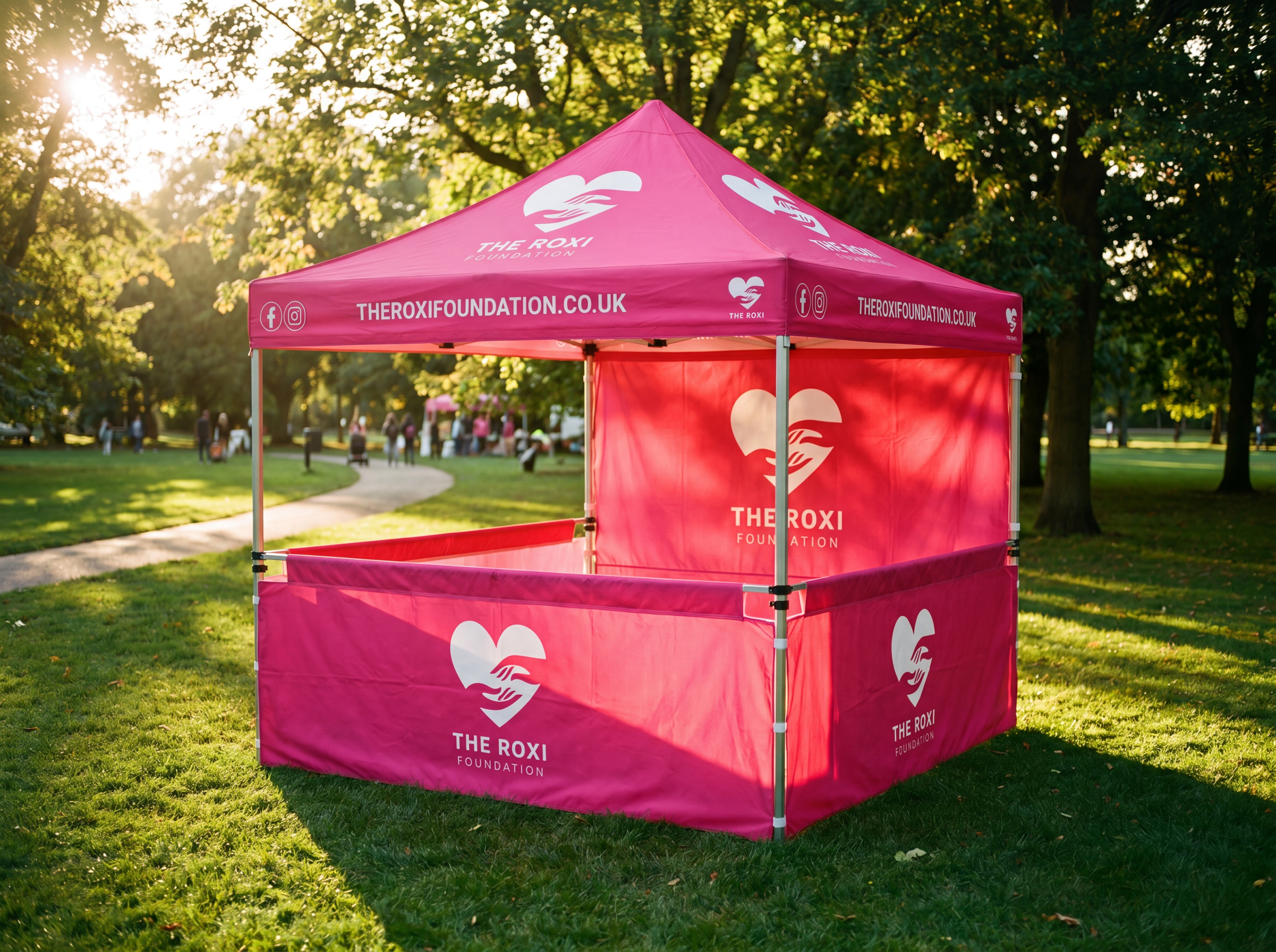 Fundraiser — charity branding example