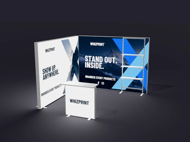 Product Display Kit with example Whizprint branding