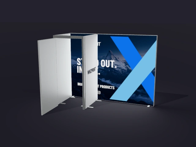 Storage room preview with example Whizprint branding