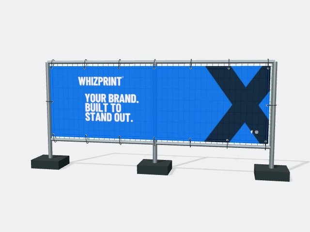 Poly Mesh Banners with example Whizprint branding